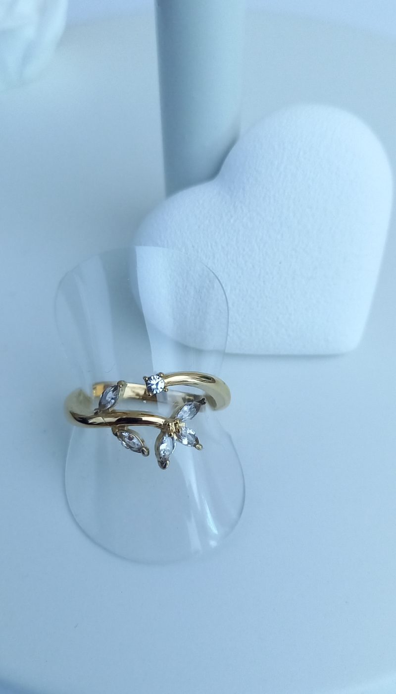 Bague en acier inoxydable - Ruby