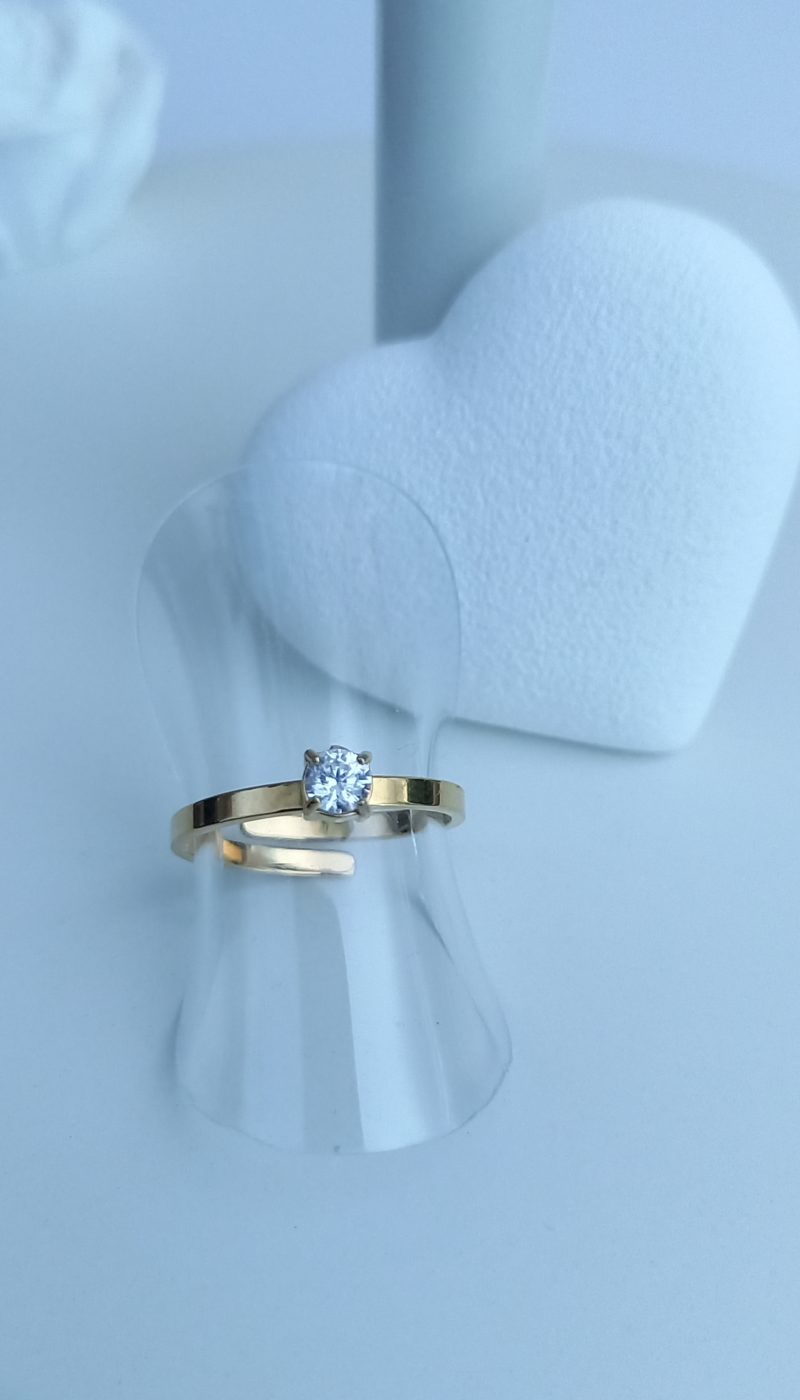 Bague en acier inoxydable - Aline