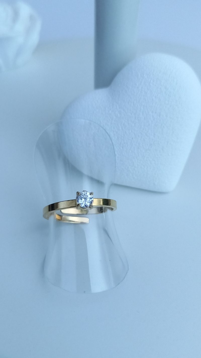 Bague en acier inoxydable - Aline
