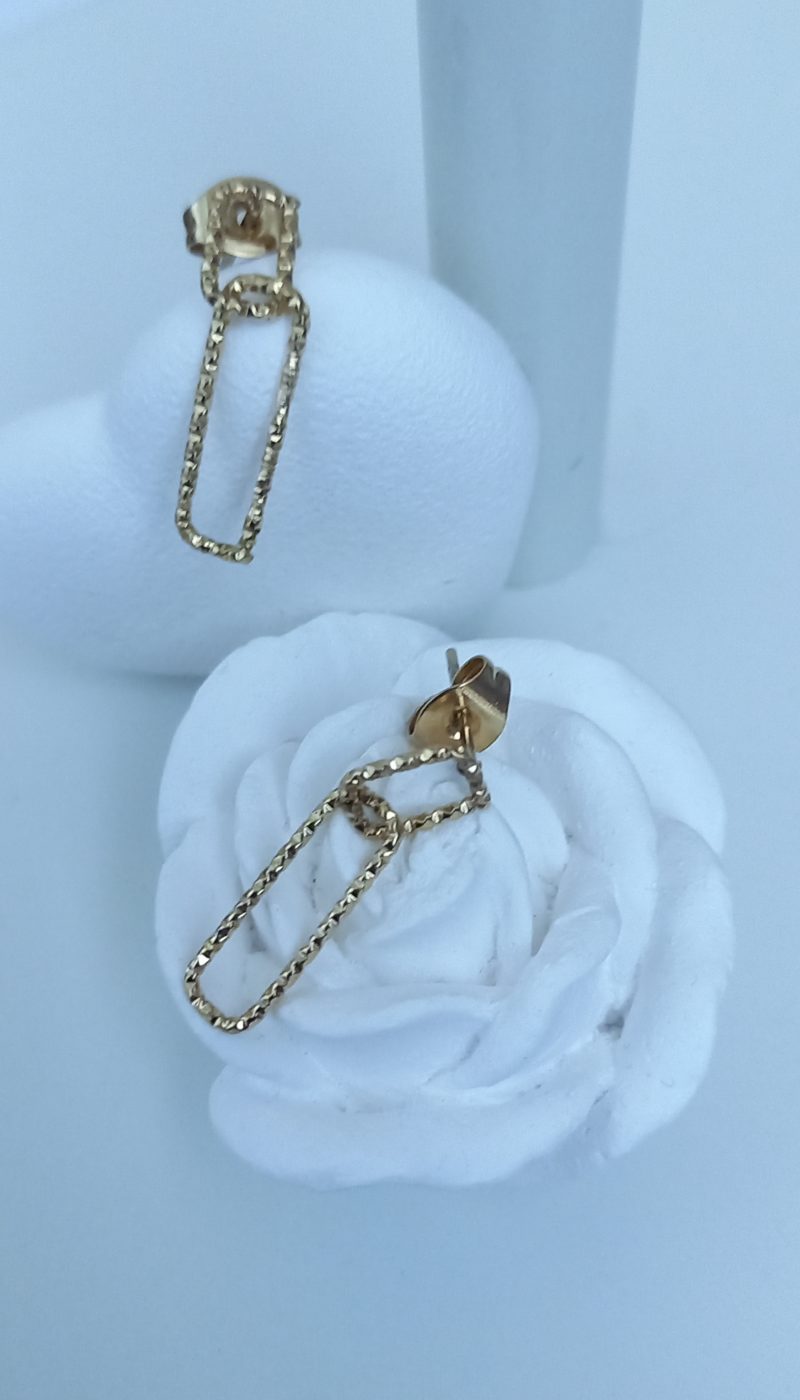Boucles d’oreilles en acier inoxydable - Abeline