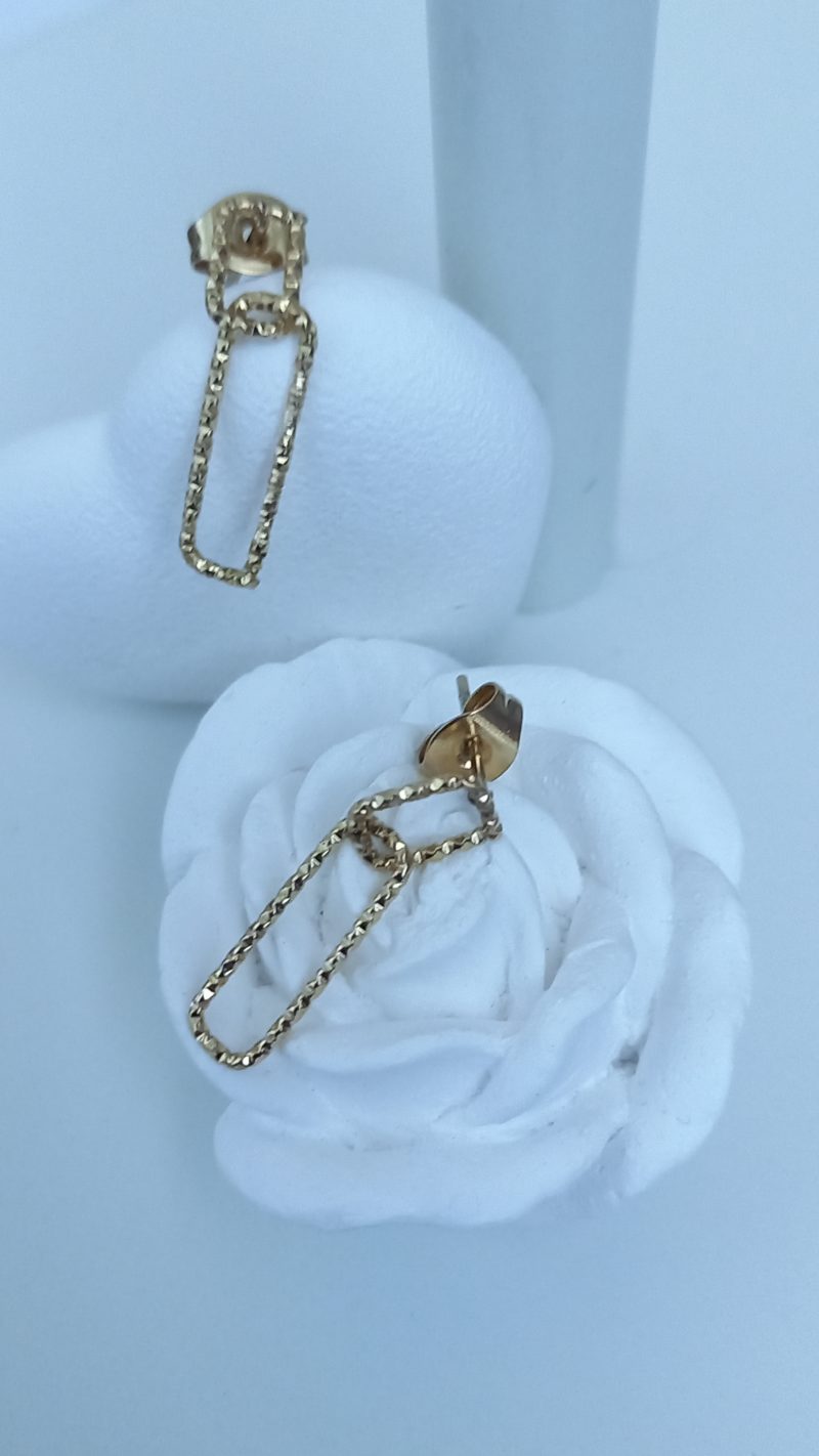 Boucles d’oreilles en acier inoxydable - Abeline