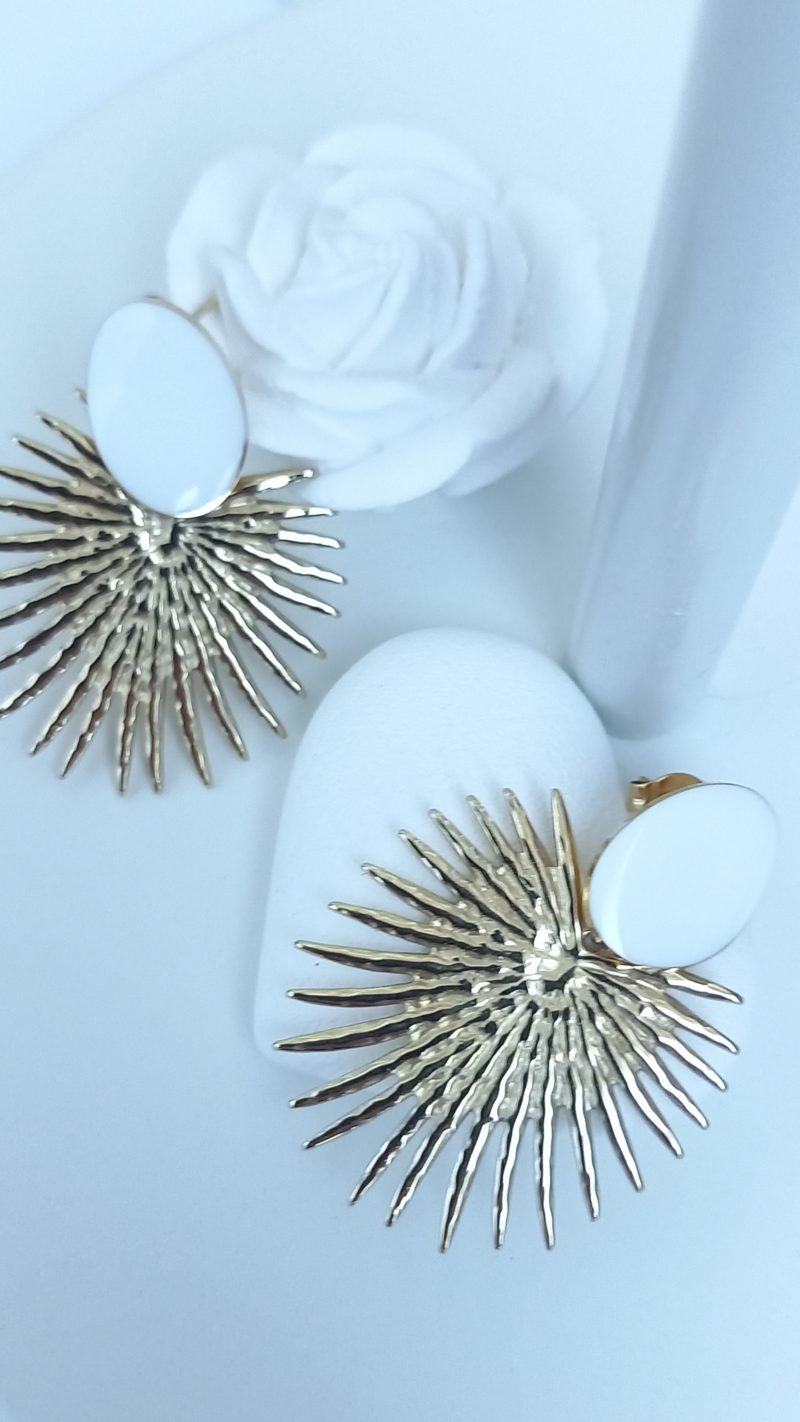 Boucles d'oreilles acier inoxydable - Laure