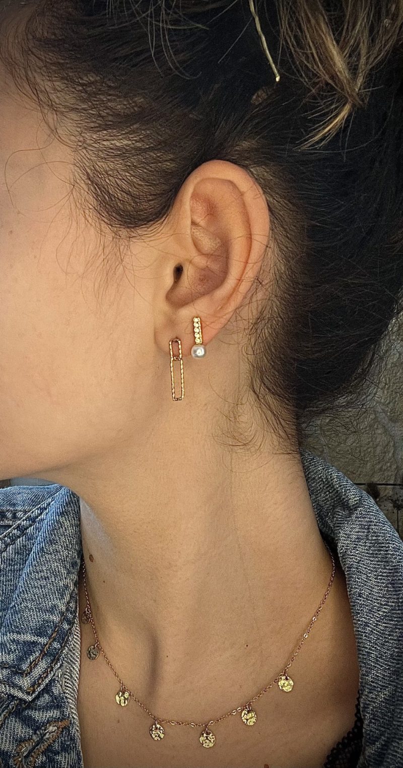 Boucles d'oreilles en acier inoxydable - Joyce – Image 2