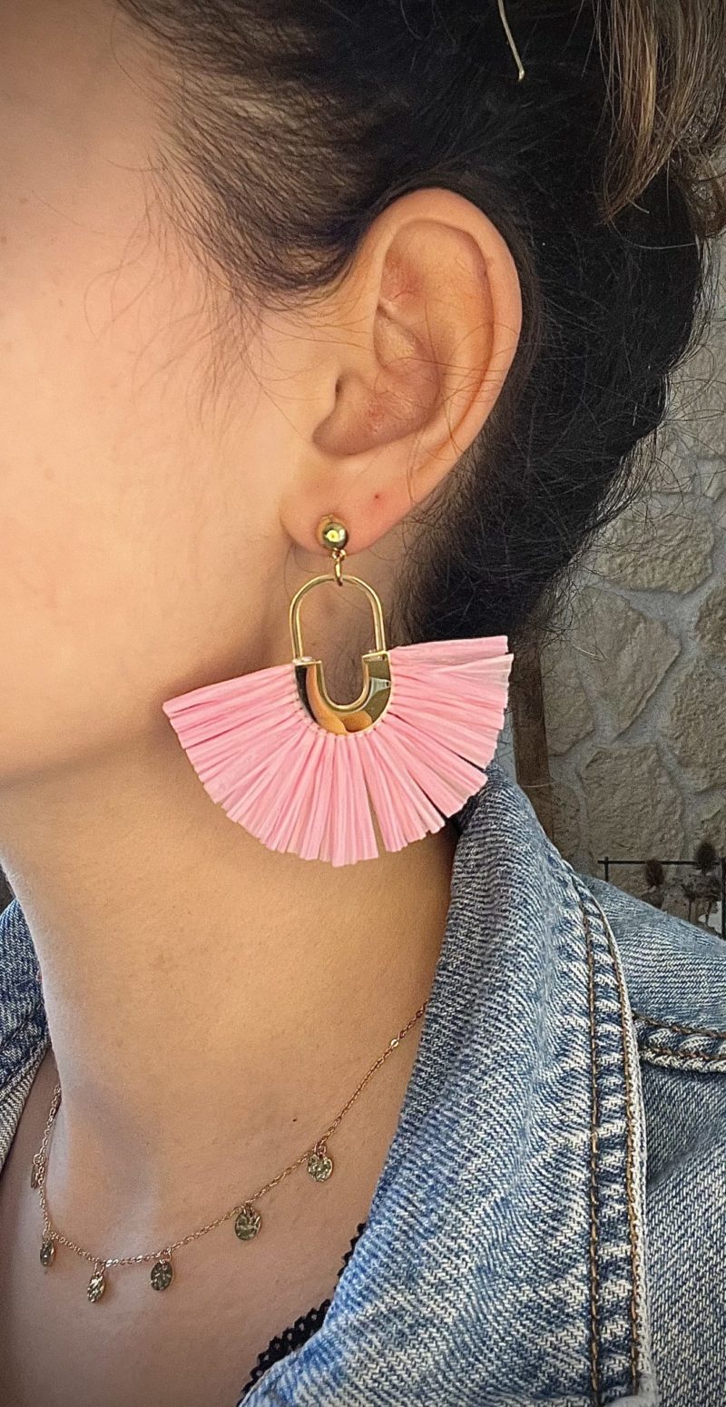 Boucles d'oreilles en acier inoxydable - Zora – Image 2