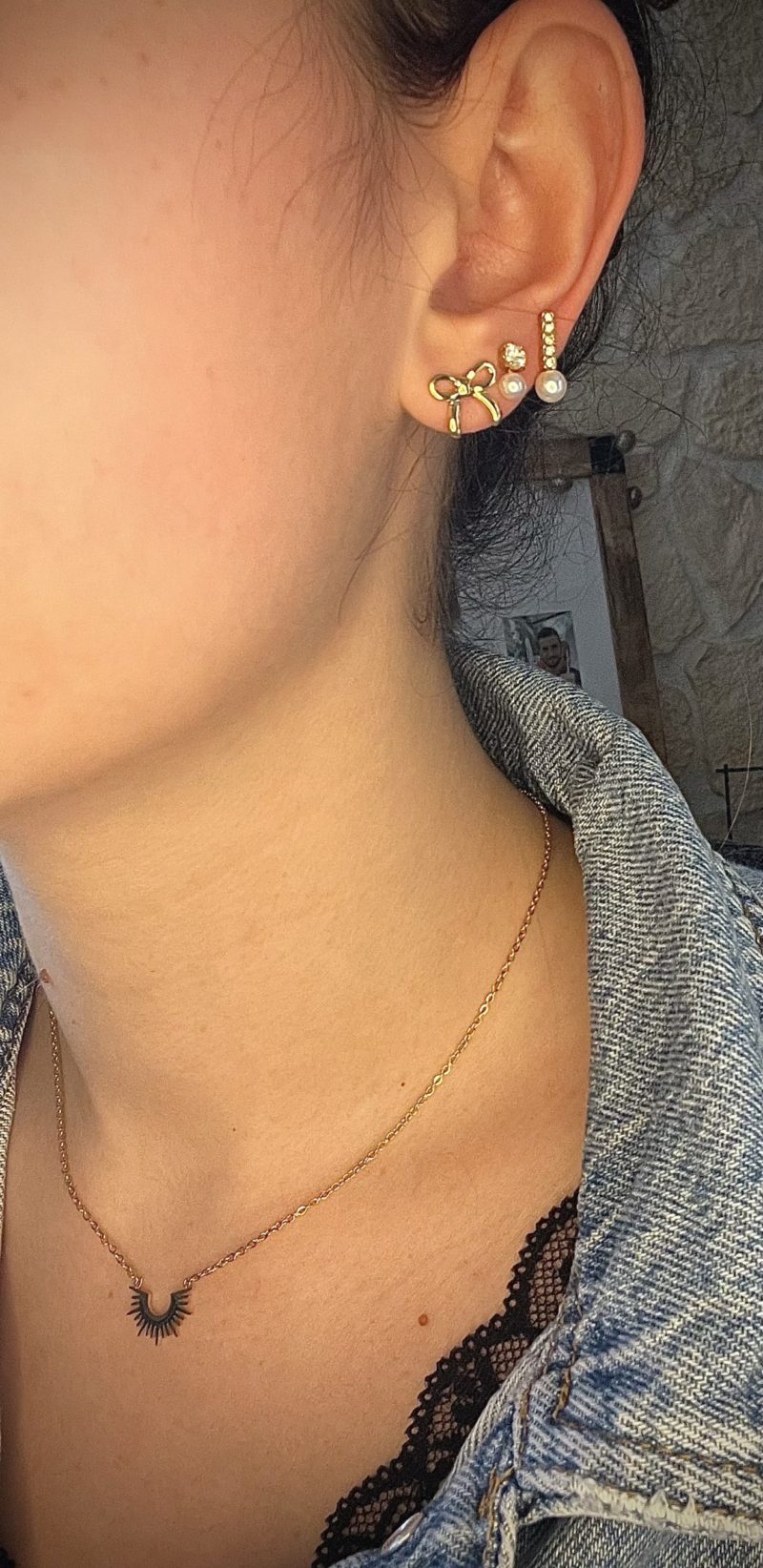 Boucles d’oreilles en acier inoxydable - Sia – Image 2