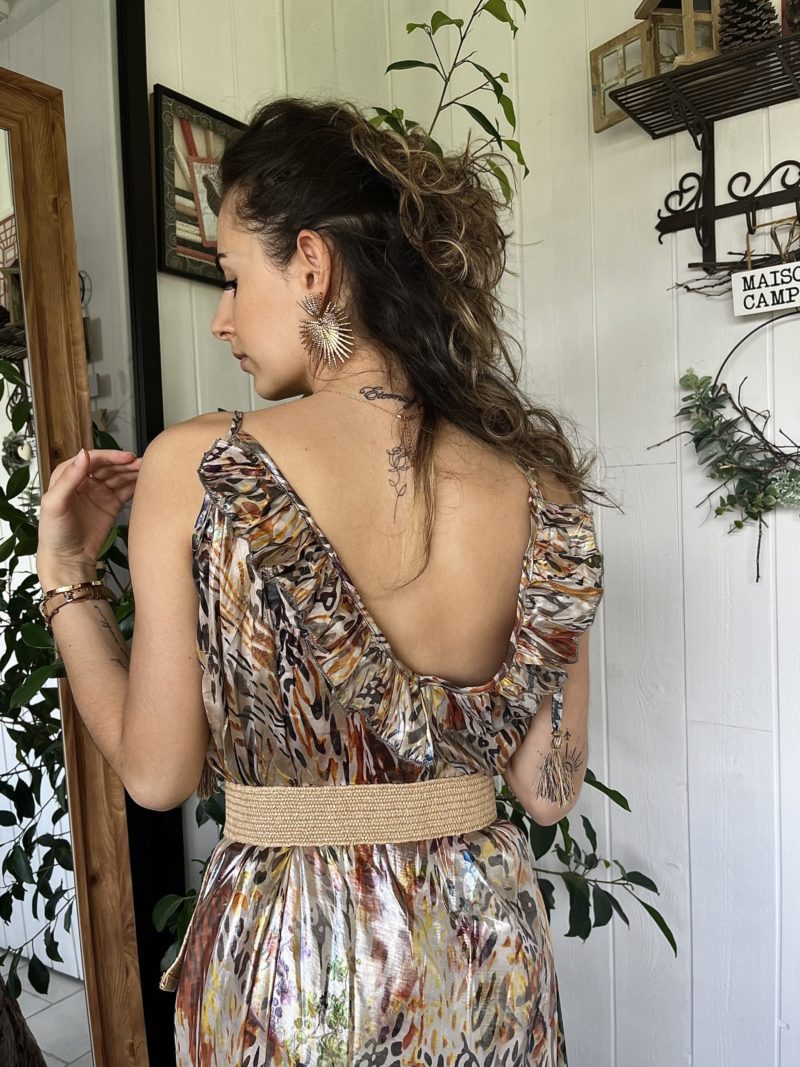 Robe tissu brillant - Simba