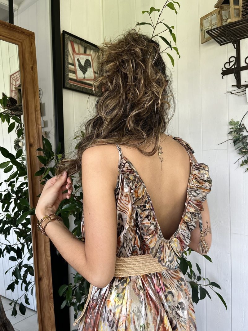 Robe tissu brillant - Simba – Image 3