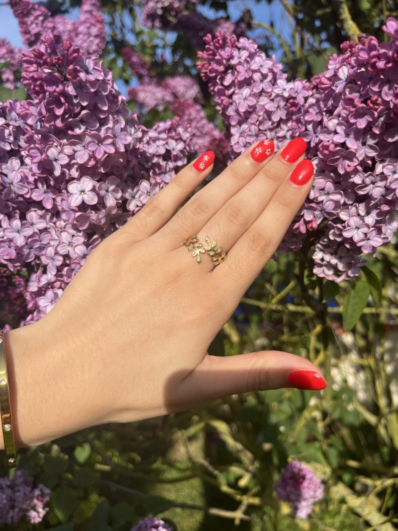 Bague réglable en acier inoxydable - Lola – Image 2
