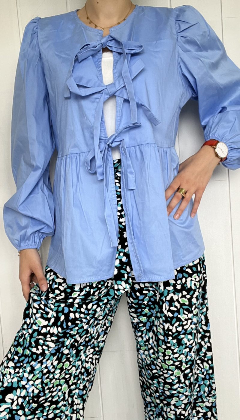 Blouse nœuds - Manon - Taille Unique