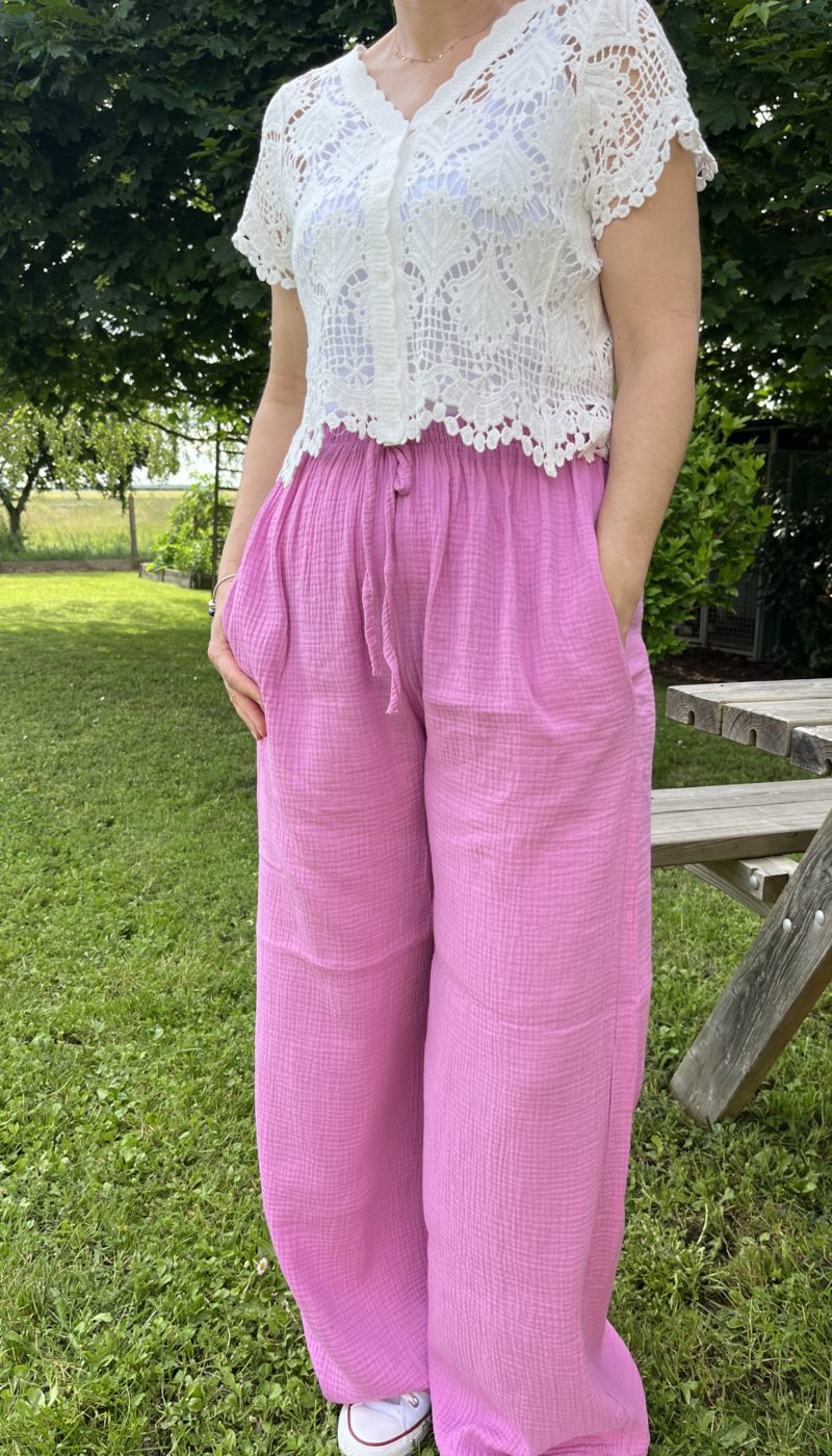 Pantalon Yoly - Rose