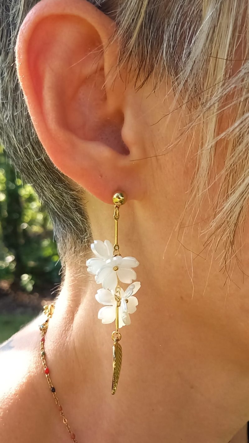 Boucles en acier inoxydable - Flora – Image 2