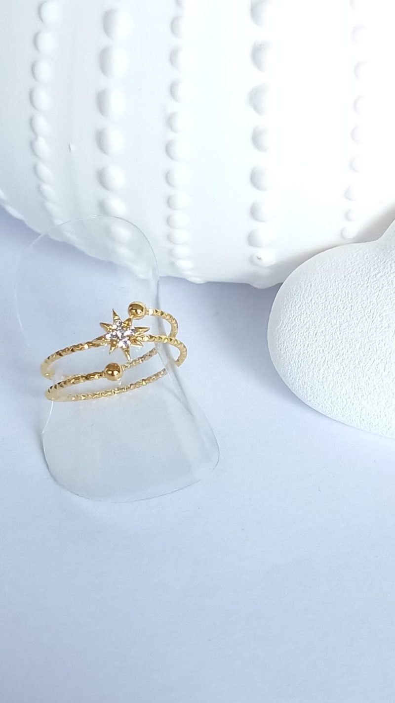 Bague réglable en acier inoxydable - Retour de plage