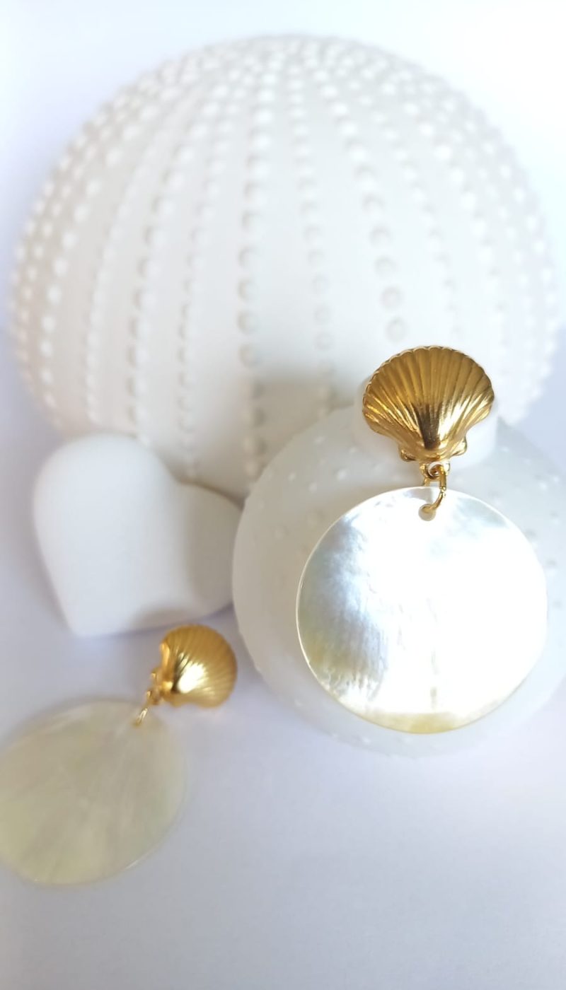 Boucles en acier inoxydable - Coquillages