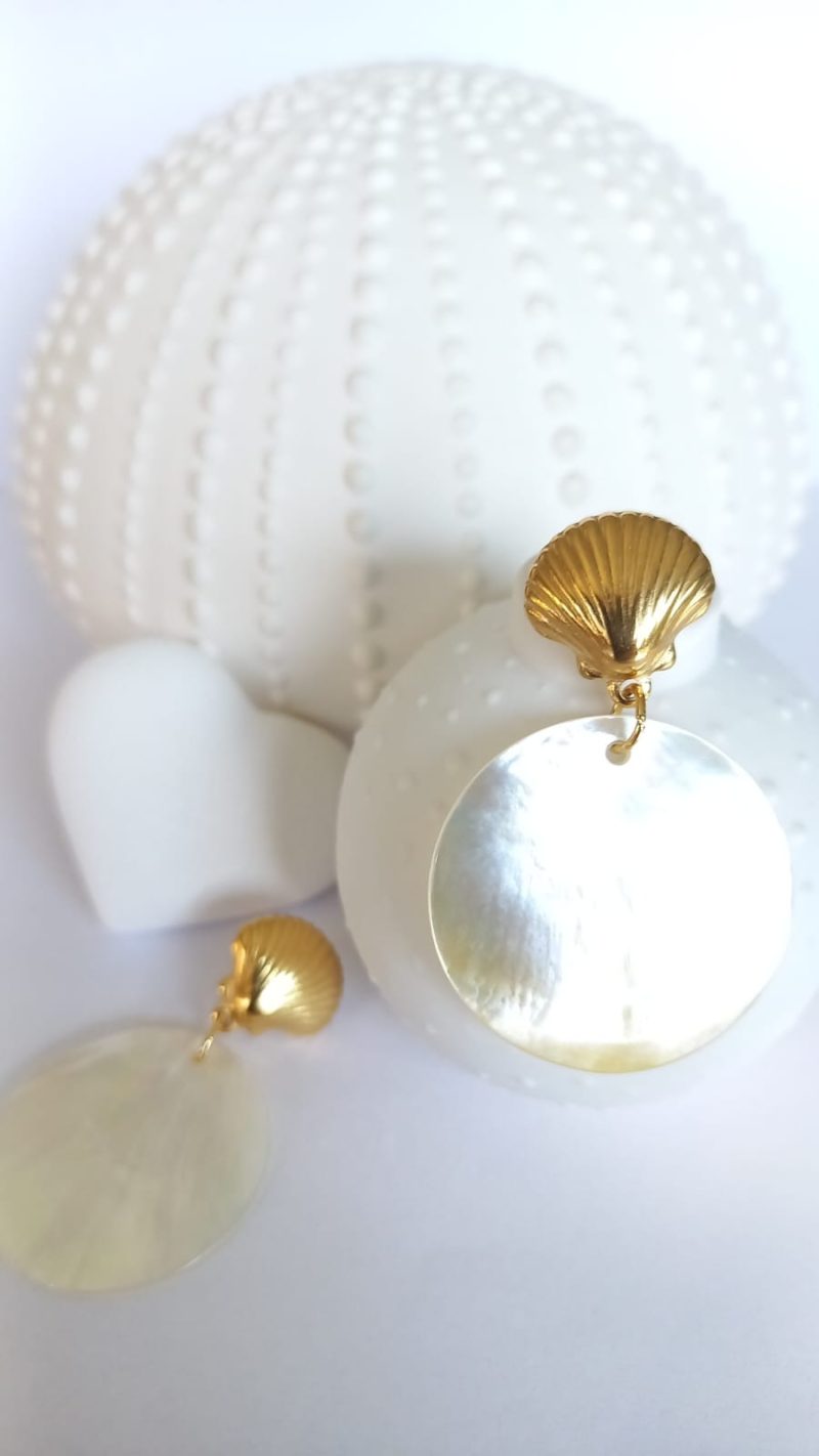 Boucles en acier inoxydable - Coquillages