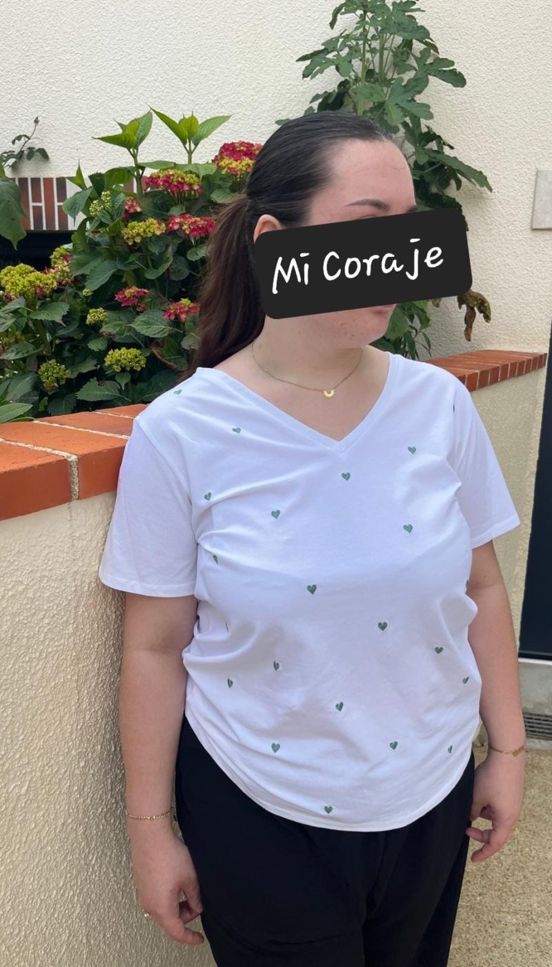 Tee shirt cœurs - Karine