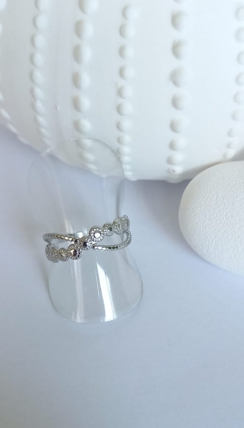 Bague réglable en acier inoxydable - Sabine