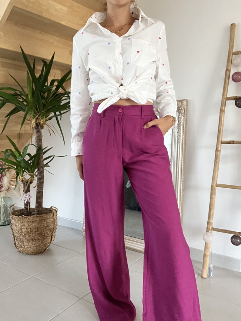 Pantalon Daphnée - Rose/Violet – Image 2