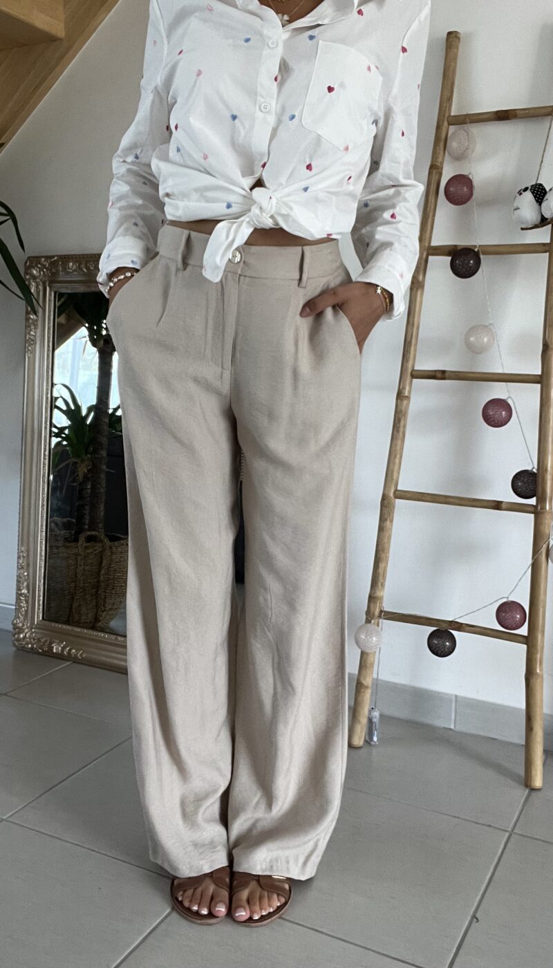 Pantalon Daphnée - Beige