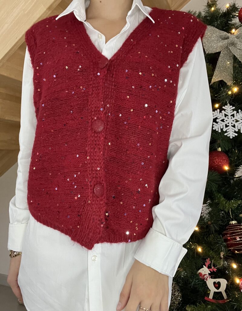 Gilet sans manches - Paillettes – Image 2