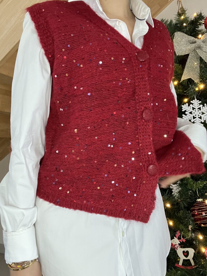 Gilet sans manches - Paillettes – Image 3