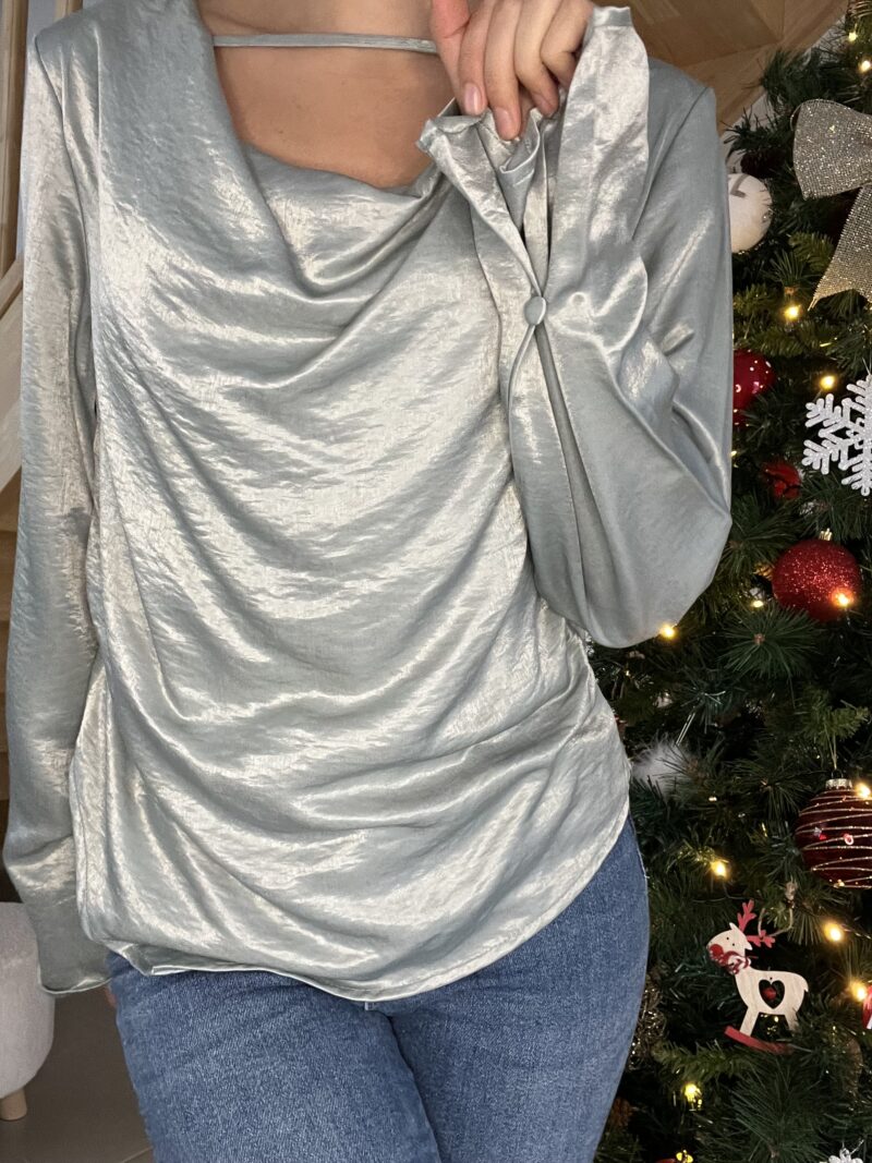 Haut satiné effet soie - Camille – Image 2