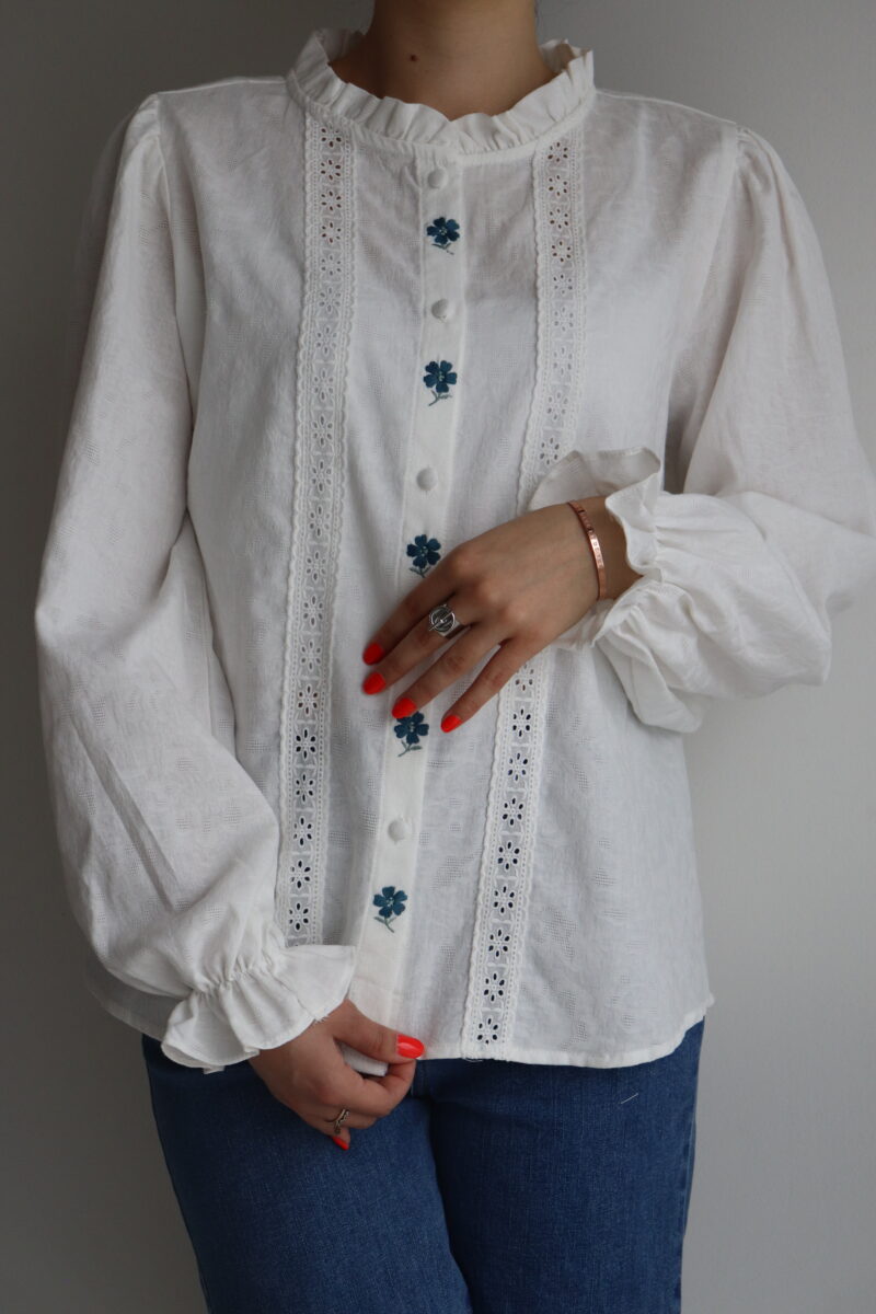 Chemise - Flora Bleue
