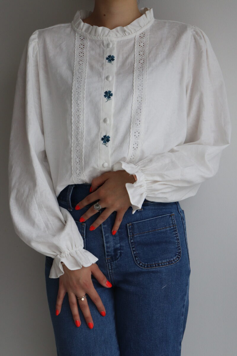 Chemise - Flora Bleue – Image 2