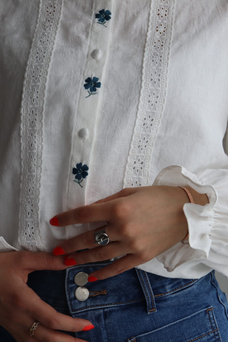 Chemise - Flora Bleue – Image 3