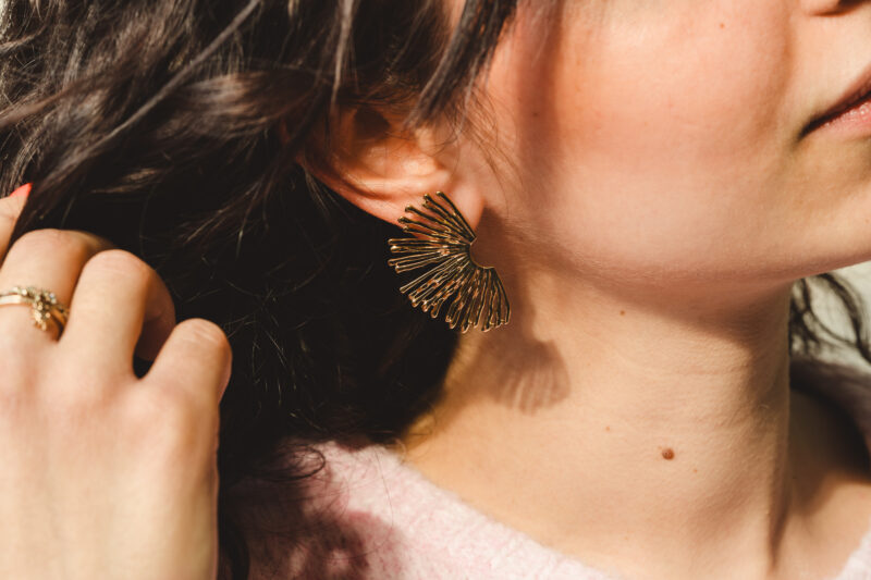 Boucles d'oreilles - Soleil