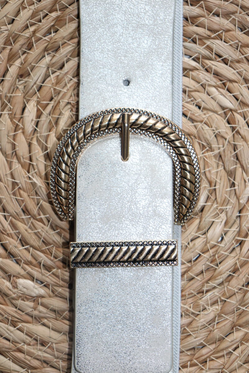Ceinture - Argentée pailletée – Image 2