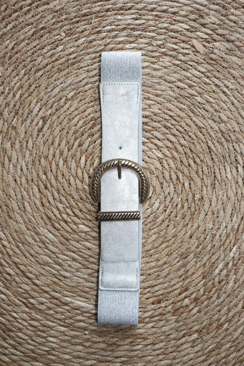 Ceinture - Argentée pailletée