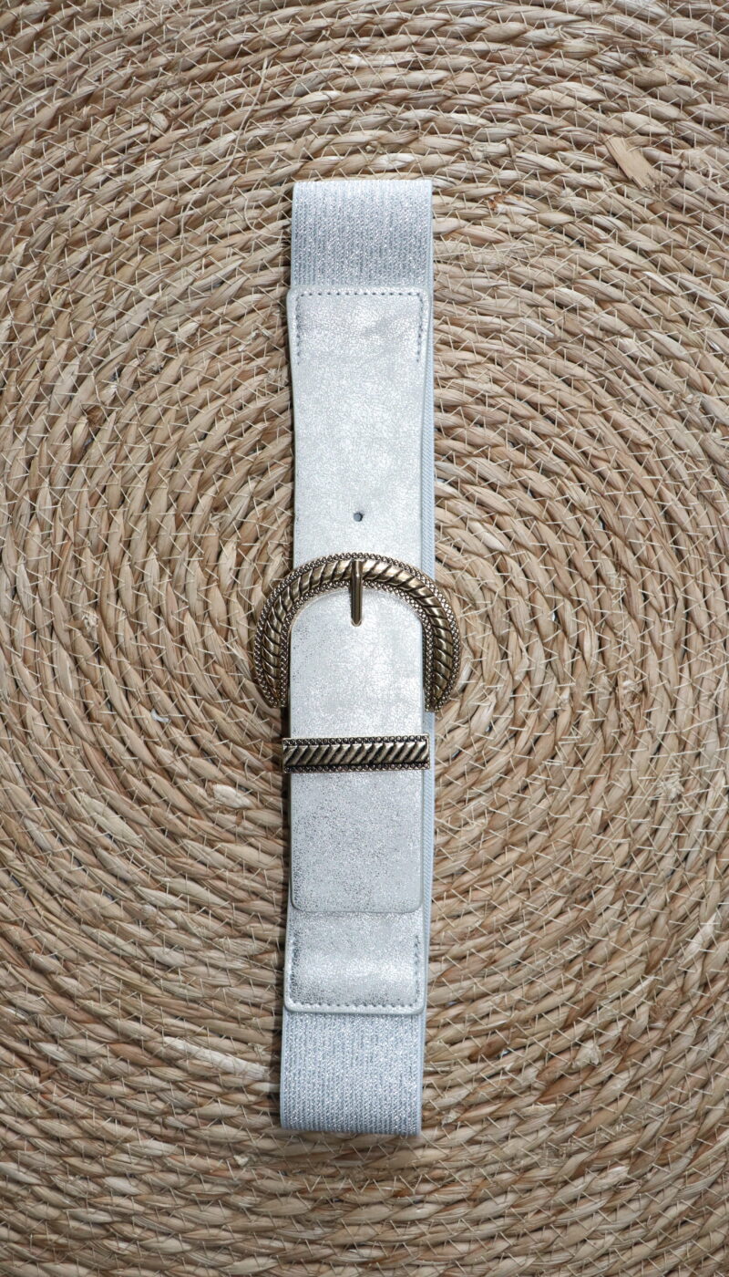 Ceinture - Argentée pailletée