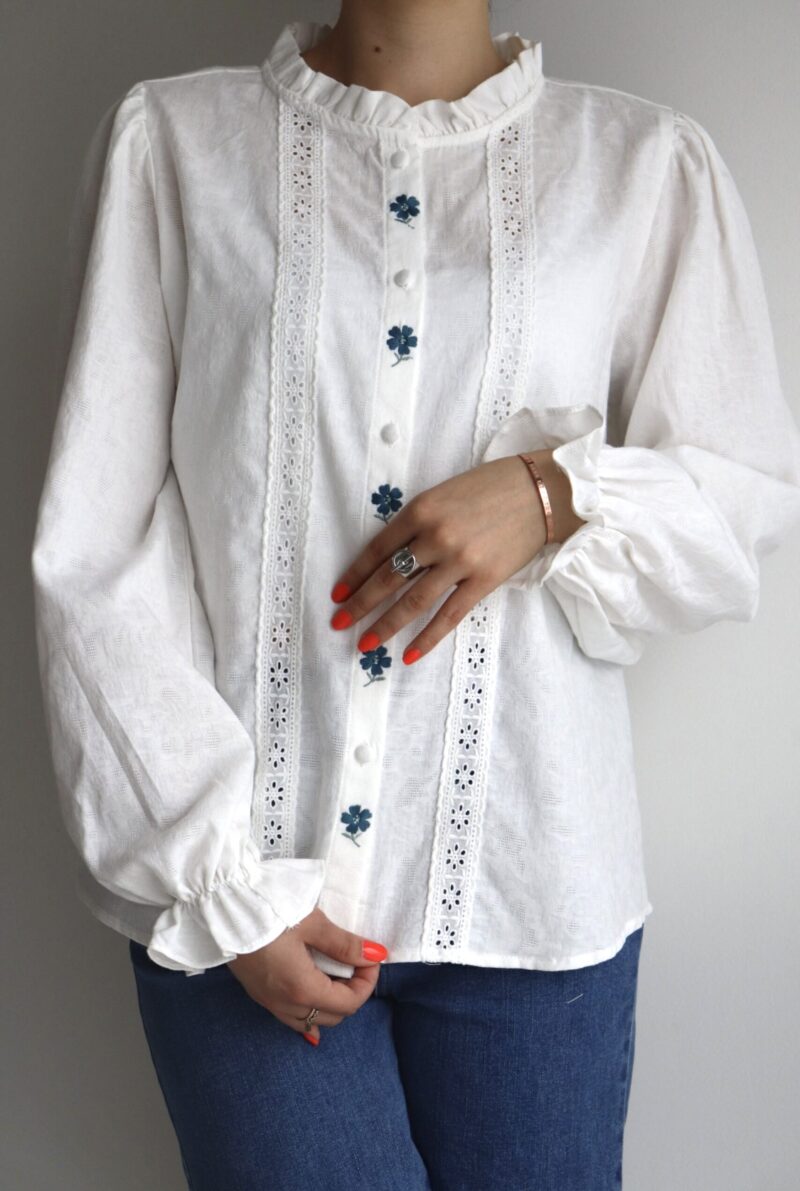 Chemise - Flora Bleue