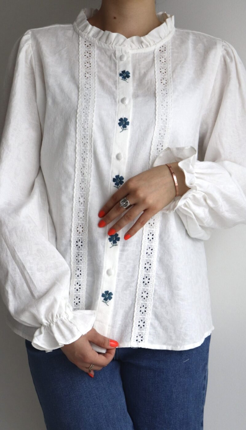 Chemise - Flora Bleue