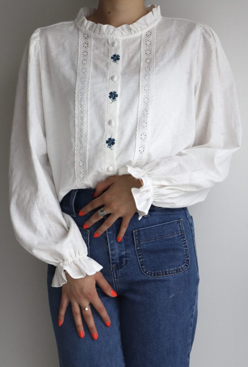 Chemise - Flora Bleue – Image 2